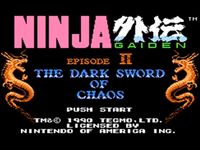 une photo d'Ã©cran de Shadow Warriors 2 sur Nintendo Nes